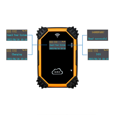 Security Guard Tour Management System Online Cloud Software 1800mah Battery