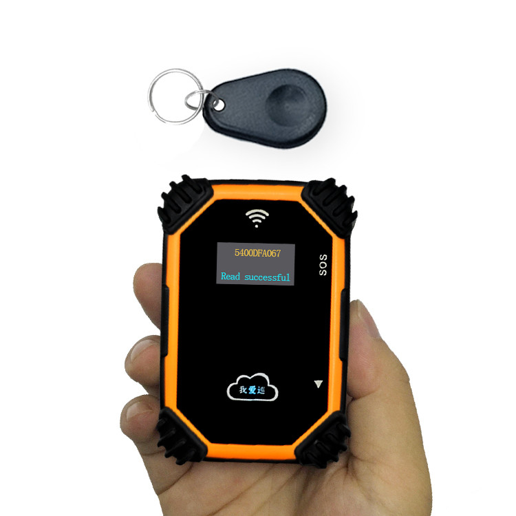Realtime Patrol Checkpoint System Clocking Monitoring RFID Scanner 4G GPS